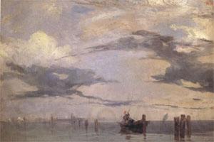 Richard Parkes Bonington View of the Lagoon near Venice (mk05)